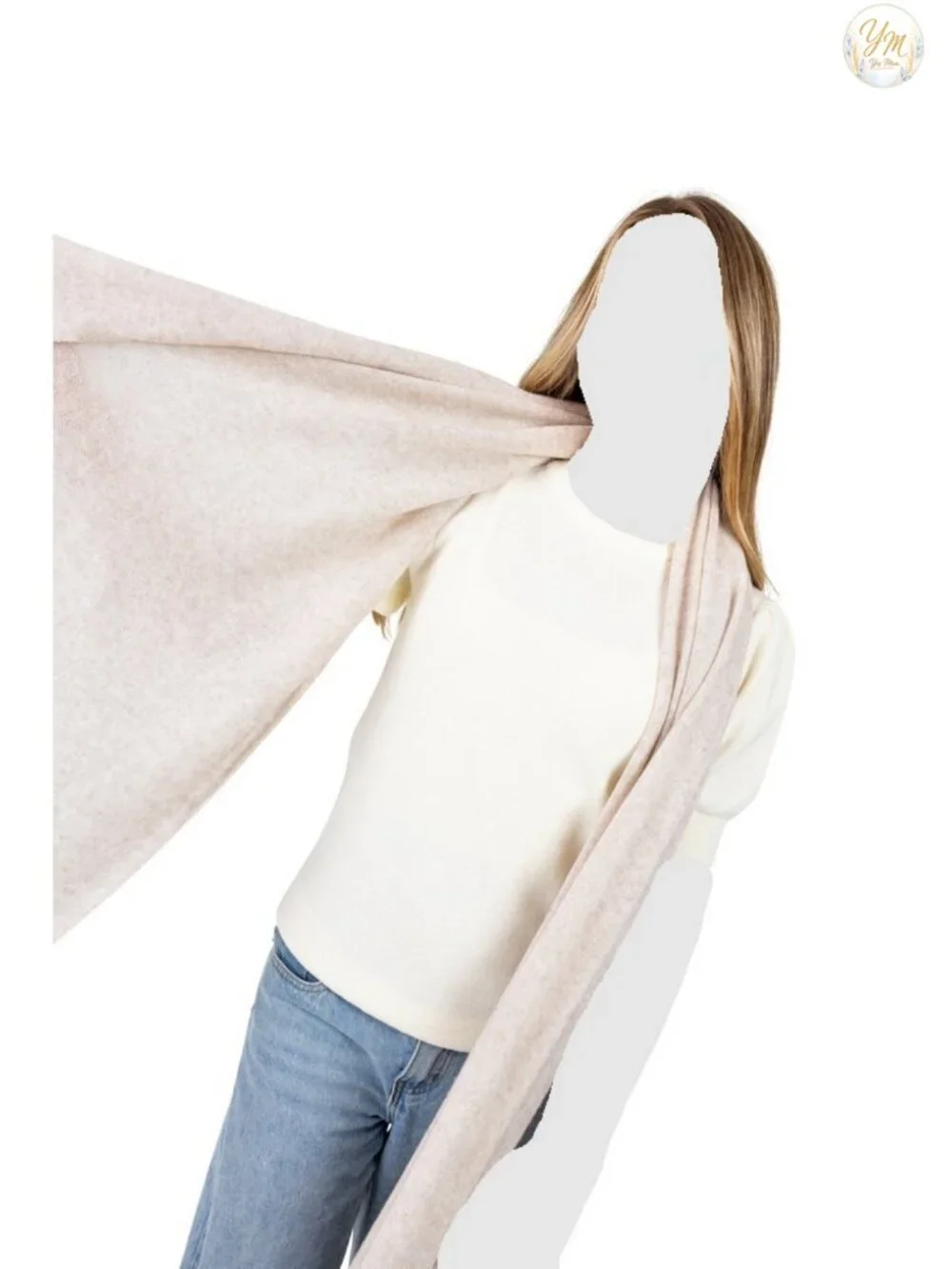 Cashmere Wool Blend Wrap Shawl Pashmina Scarf Travel Large 78 Inch